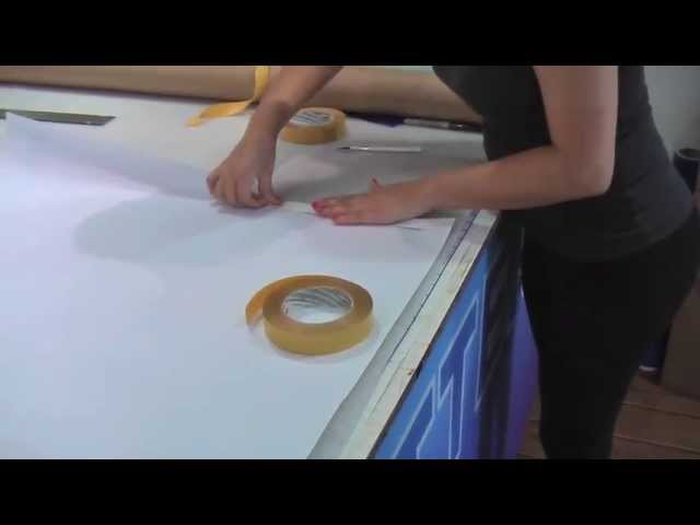 FINISHING BANNERS USING BANNER TAPE